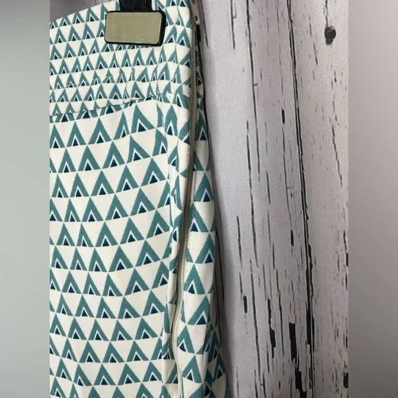 NWT H&M Wide Leg Pants Triangle Pattern 4 - Picture 3 of 6